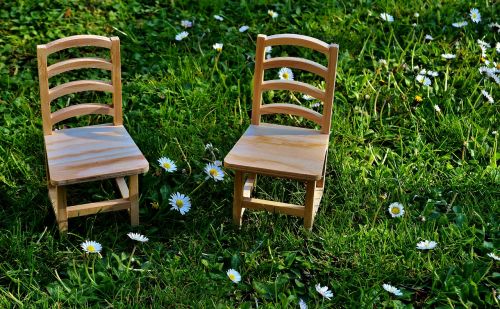 chairs meadow wood