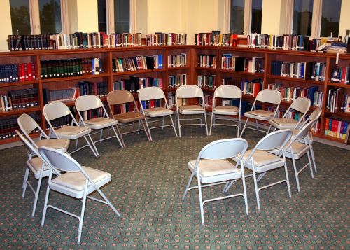 chairs circle library