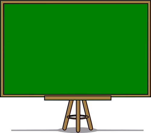 chalk board school education
