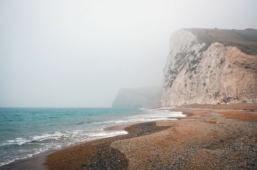 chalk cliffs cliff coastline