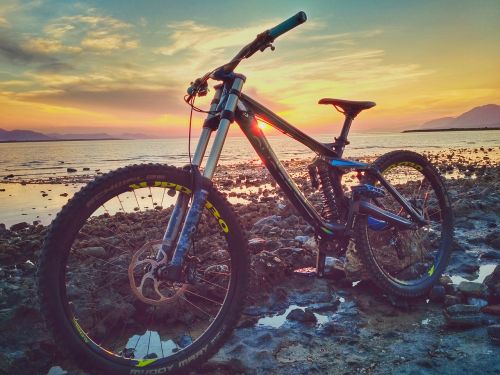 chalkida ghost bikes sunset