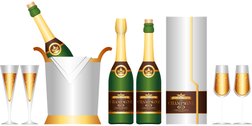 champagne champagne bottle champagne box