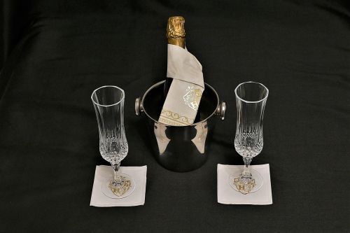 champagne glasses champagne cooler