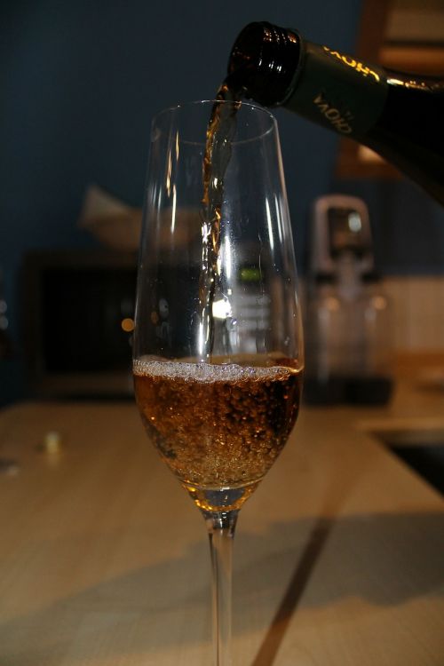 champagne glass drink