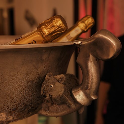 champagne cooler  mouse  bar