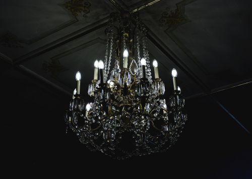 chandelier dark decoration