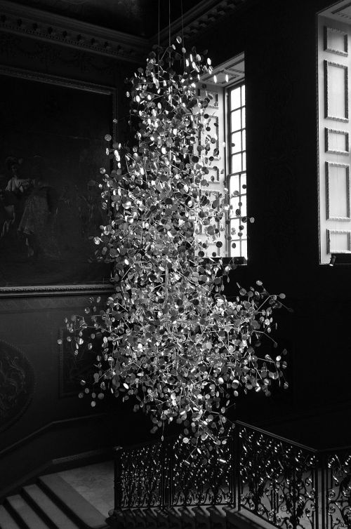 chandelier old interior