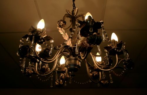 chandelier metal ornate
