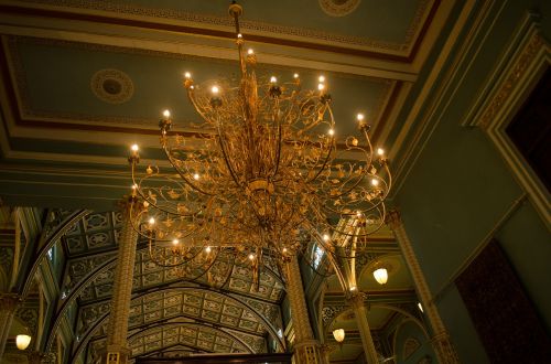 chandelier lights interior