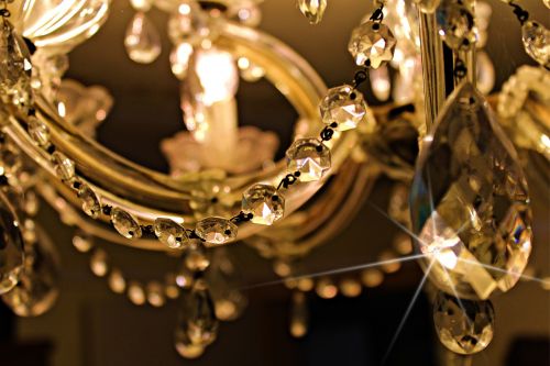 chandelier candlestick crystal