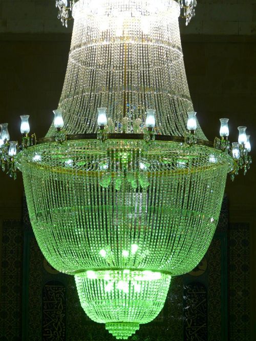 chandelier crystal glass