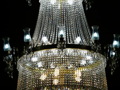 chandelier crystal glass