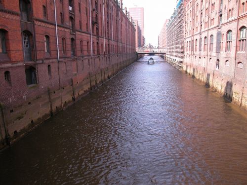 channel waterway brick houses