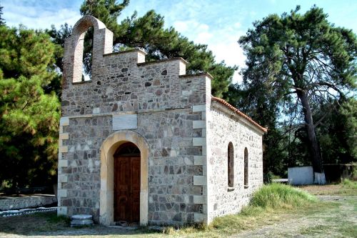 chapel lesbos greece