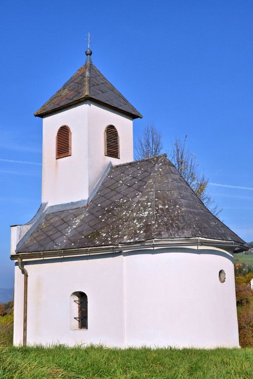 chapel sky autumn