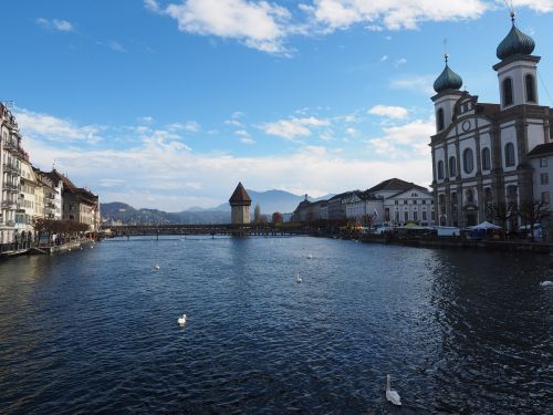 chapel bridge water tower lucerne