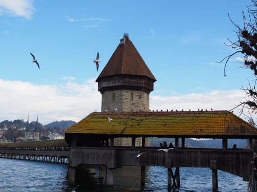 chapel bridge water tower lucerne