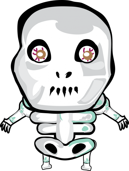 characters halloween skeleton