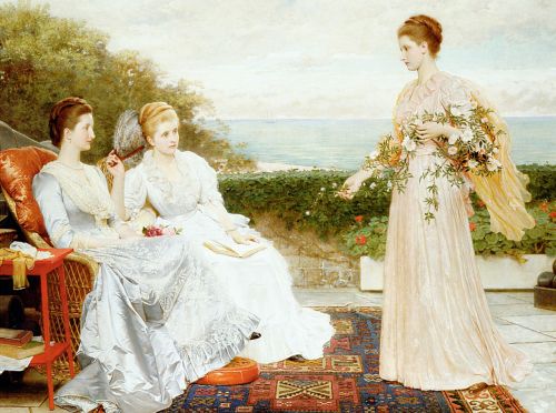 charles perugini painting oil on canvas