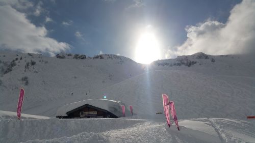 chatel skiing snow