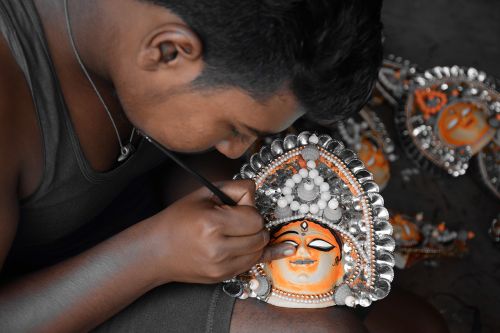 chau mask purulia west bengal