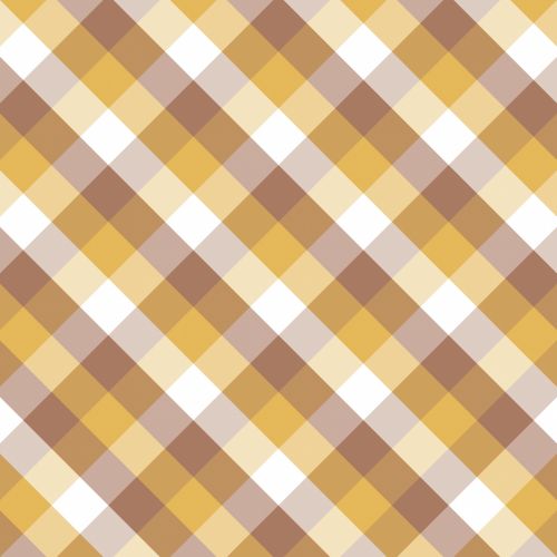 Check Pattern Wallpaper Brown, Gold