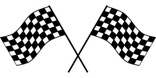 checker flag race