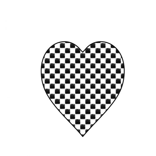 Checker Heart 1
