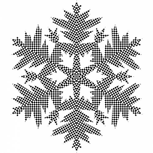Checker Snowflake