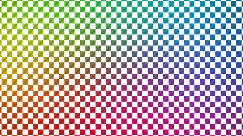checkerboard multicolor reflection