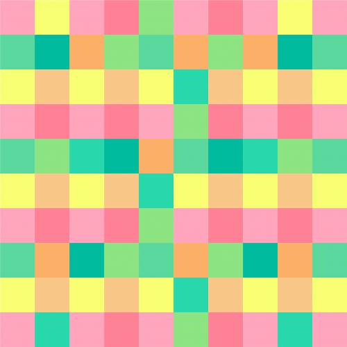 checkerboard pastel squares