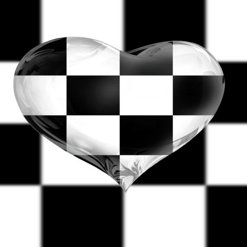 Checkerboard Heart 1