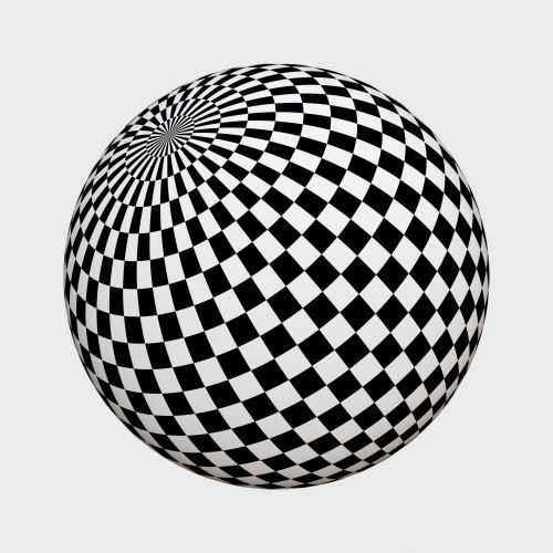 Checkerboard Sphere 2