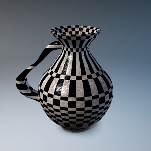 Checkerboard Vase