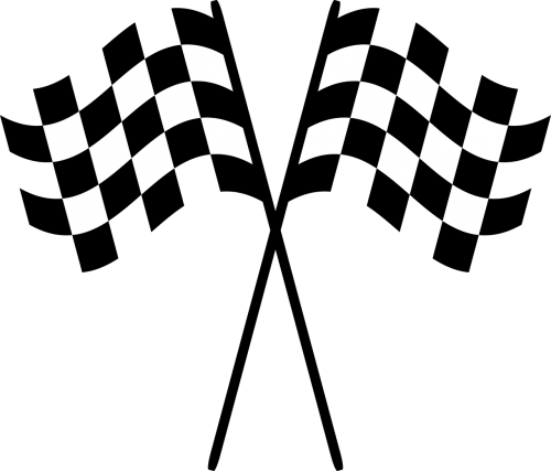 checkered flags race