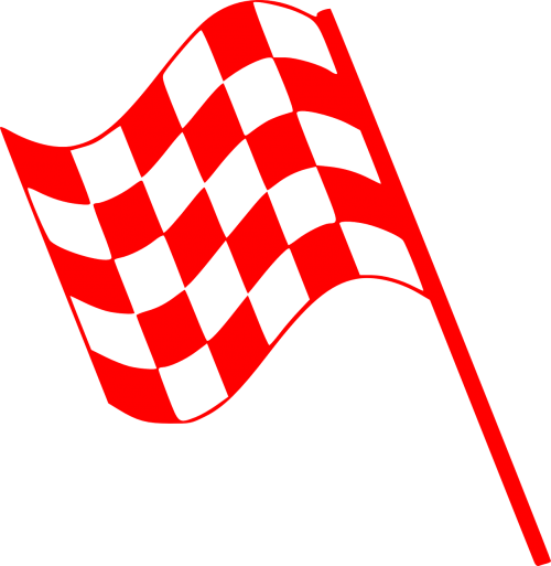checkered flag race start