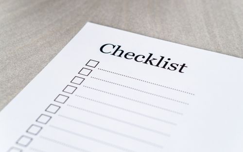 checklist check list