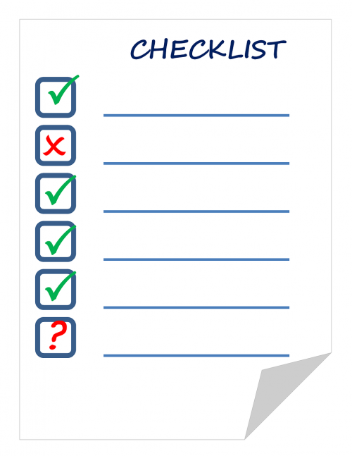 checklist list check