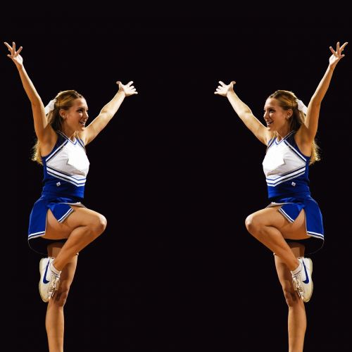 cheerleaders symmetry twins