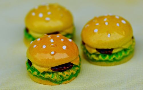 cheeseburger burger miniature