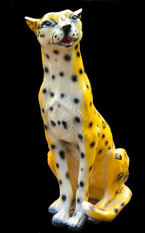 cheetah figure decoration