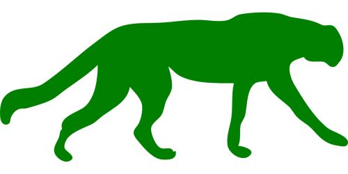 cheetah silhouette animal