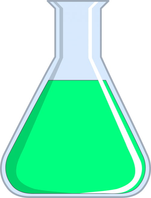 chemistry flask glass
