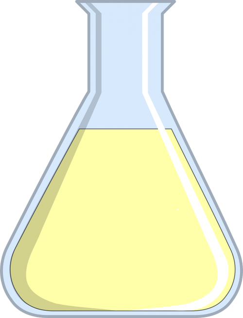 chemistry lab flask