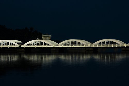 chennai  bridge  reflection