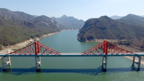 cheongpung lake jade simply representative bridge