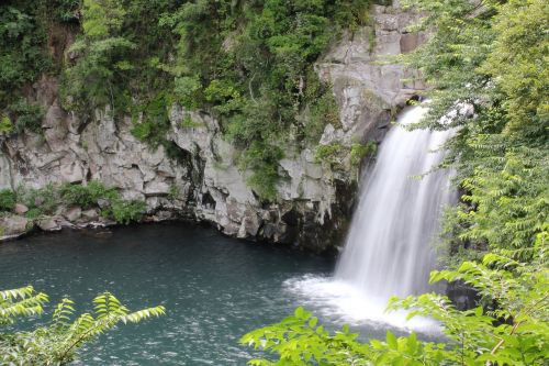 cheonjiyeon falls jeju waterfall korea