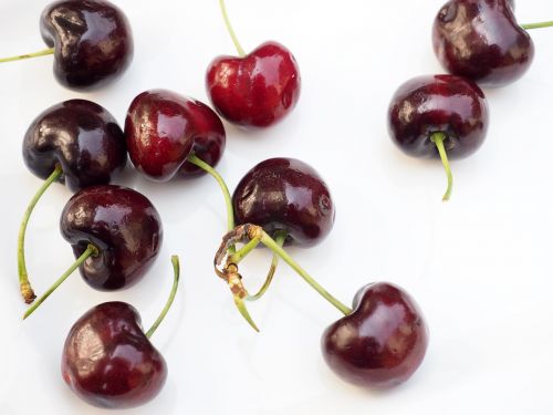 cherries fruit organic