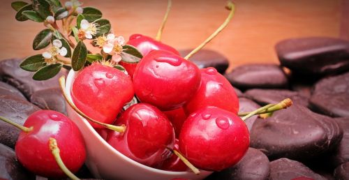 cherries fruits fruit