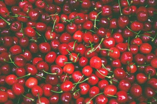 cherries food fresh